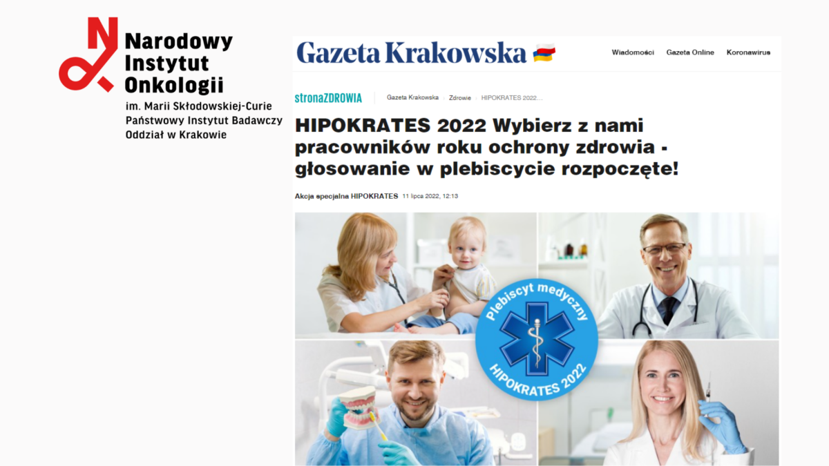 wycinek artykułu gazety krakowskiej