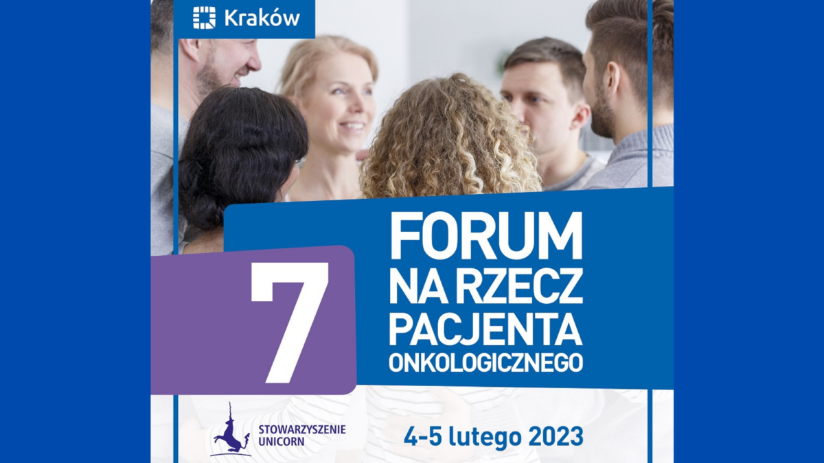 Plakat Forum na rzecz Pacjenta Onkologicznego