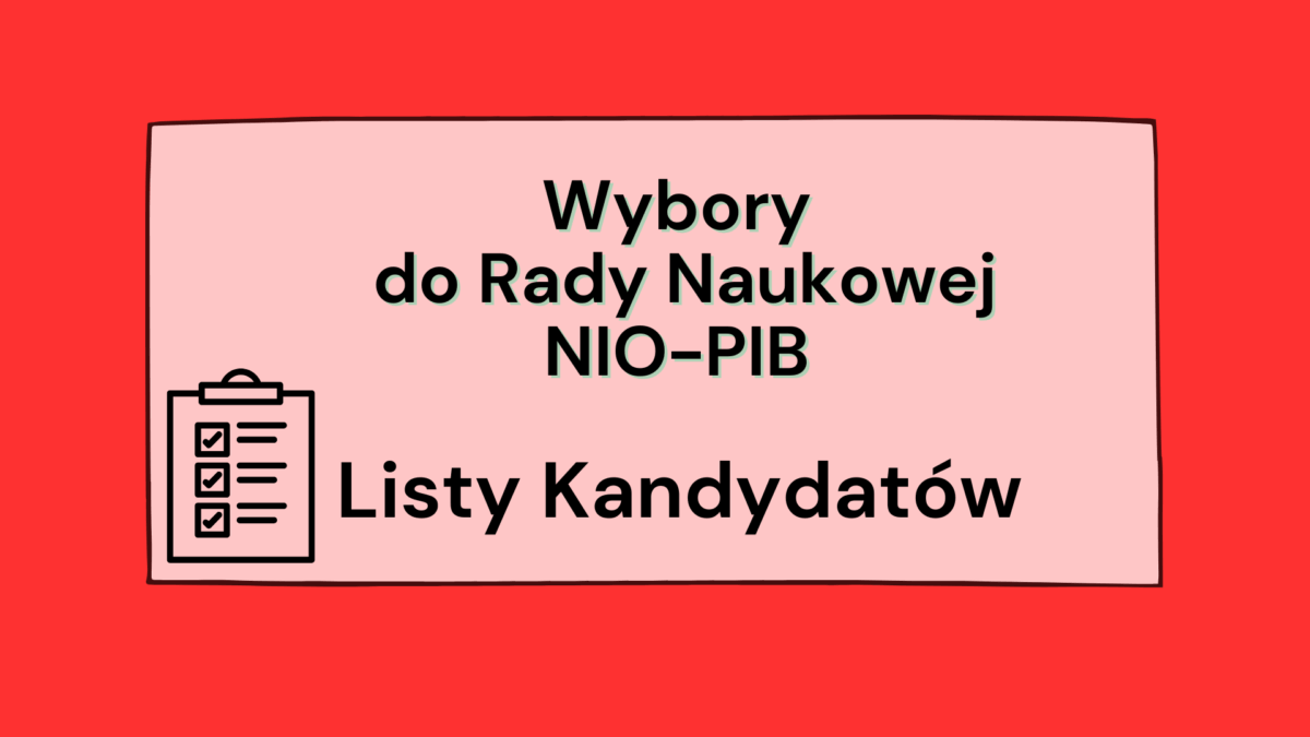 Wybory do Rady Naukowej NIO-PIB (1)