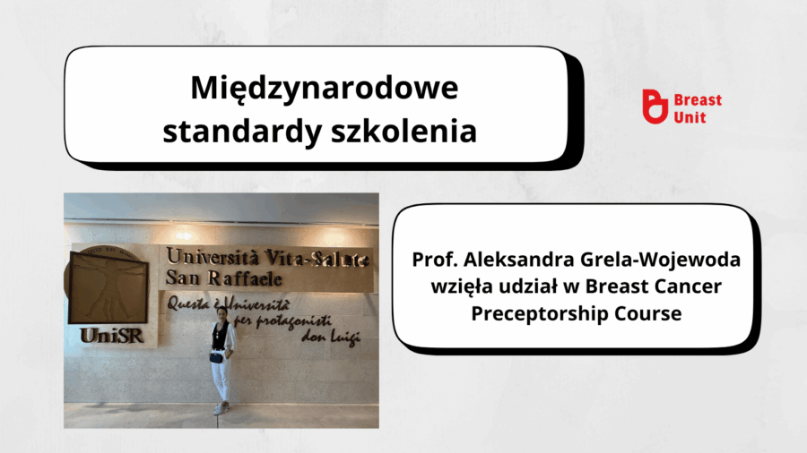 Międzynarodowe standardy kształcenia w NIO-PIB w Krakowie Prof. Aleksandra Grela-Wojewoda bierze udział w elitarnym szkoleniu