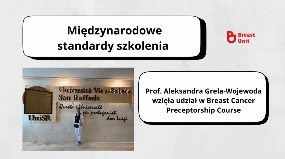 Międzynarodowe standardy kształcenia w NIO-PIB w Krakowie Prof. Aleksandra Grela-Wojewoda bierze udział w elitarnym szkoleniu