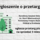 Ogłoszenie - przetarg na mieszkania