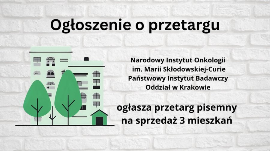 Ogłoszenie - przetarg na mieszkania