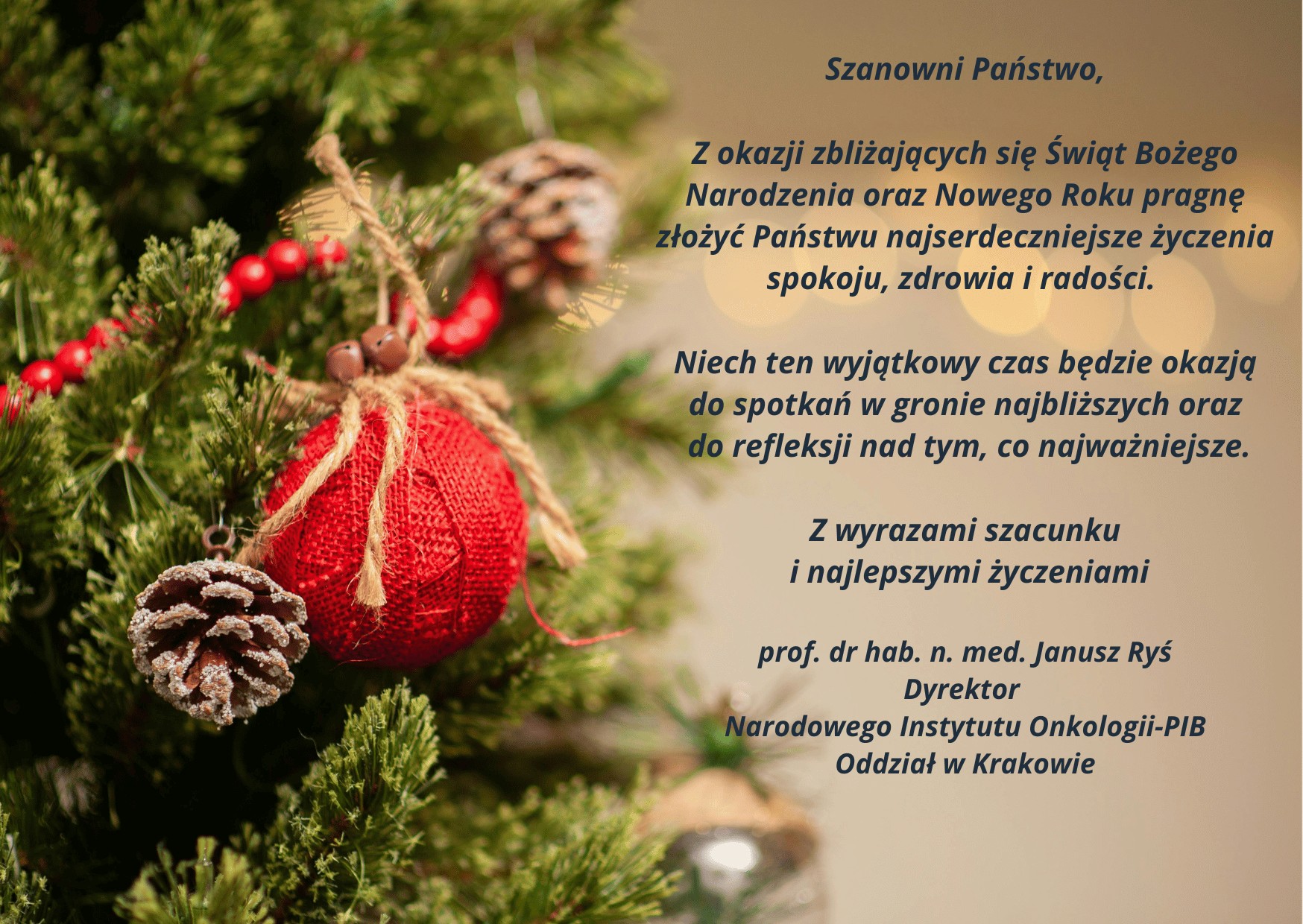 Życzenia Świąteczne